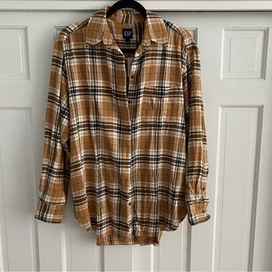 GAP Plaid Flannel Big Shirt